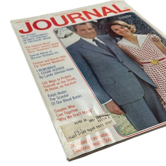 Ladies' Home Journal Magazine July 1972 Richard Nixon & Daughter Julie Nixon - Picture 3 of 6